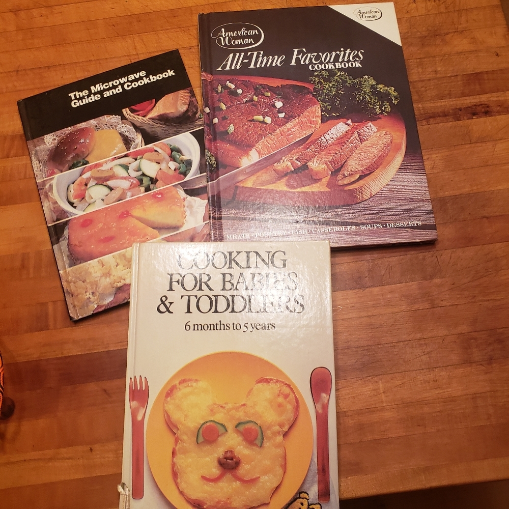 Cookbooks Lot All-Time Favorites Cooking for Babies and Toddlers and Microwave